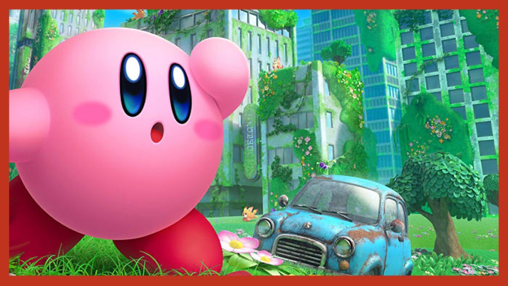 Kirby heeft grote honger in De Vergeten Wereld Kirby En De Vergeten Wereld