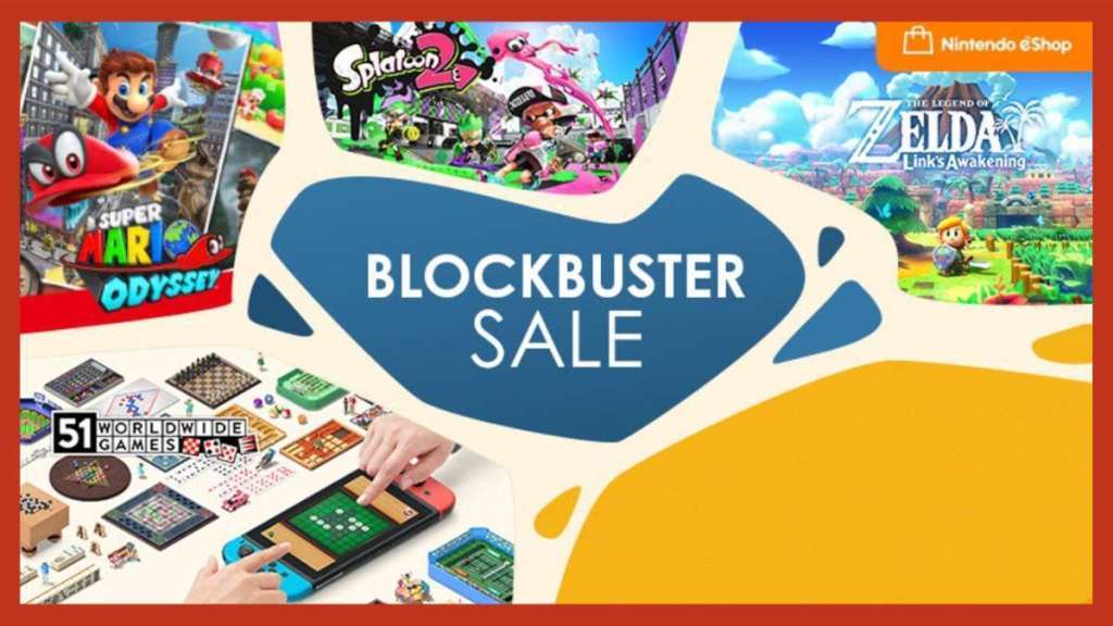 Nintendo Switch Blockbuster Sale 2021