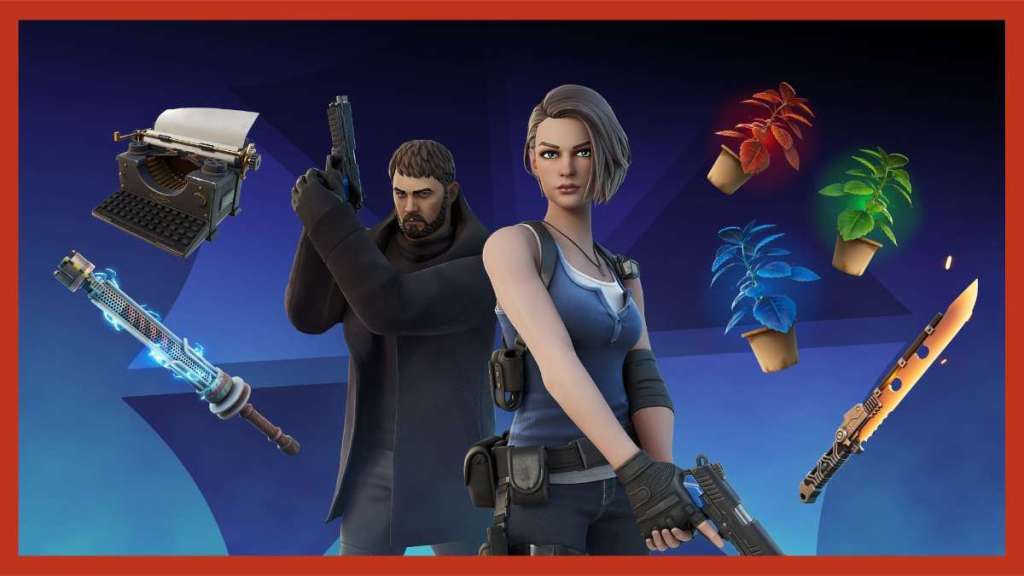 Speel nu als Jill Valentine of Chris Redfield in Fortnite