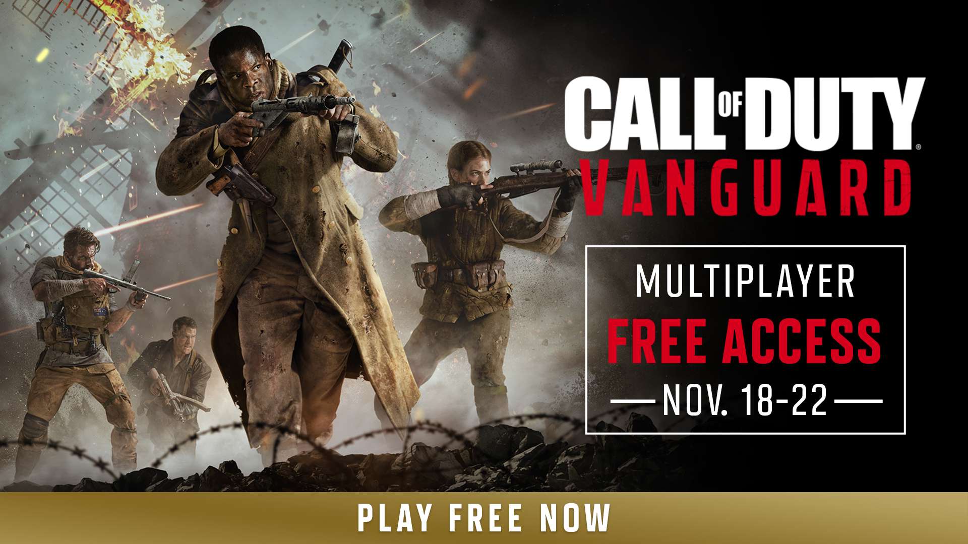 Call of Duty Vanguard Free Multiplayer Access