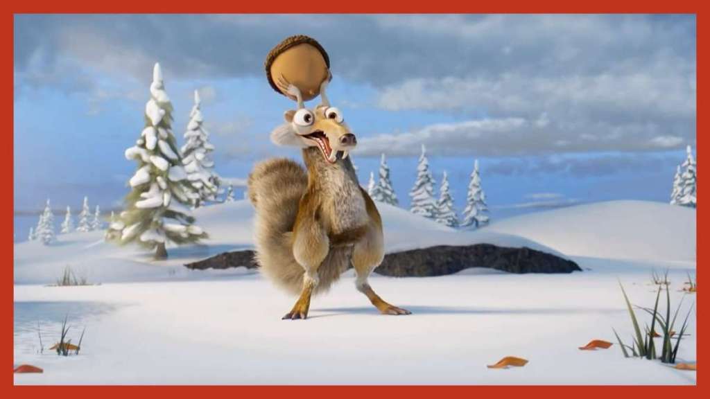 Scrat, de sabeltandeekhoorn uit de Ice Age-films, krijgt een waardig afscheid