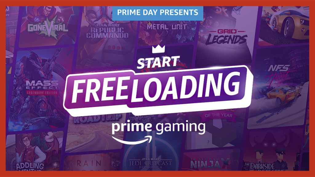 Claim vandaag Mass Effect Legendary Edition, Grid Legends en 33 andere gratis games dankzij Amazon Prime Gaming Amazon Prime Start Free Loading Prime Day