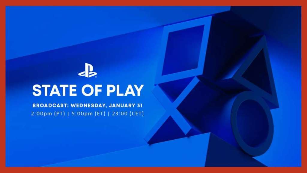 State of Play officieel bevestigd voor 31 januari om 23u00 PlayStation State of Play January 2024