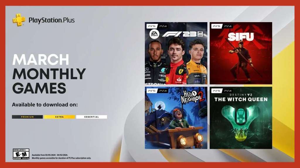 PlayStation Plus games voor maart 2024 bekendgemaakt