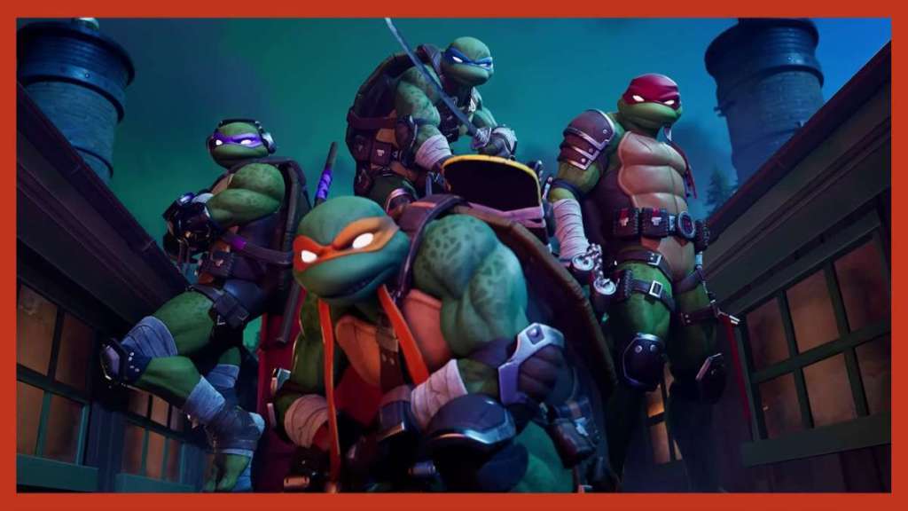 Fortnite x TMNT Present: Turtles Kick Baddie Butt cinematic teaser Fortnite x TMNT Present: Turtles Kick Baddie Butt