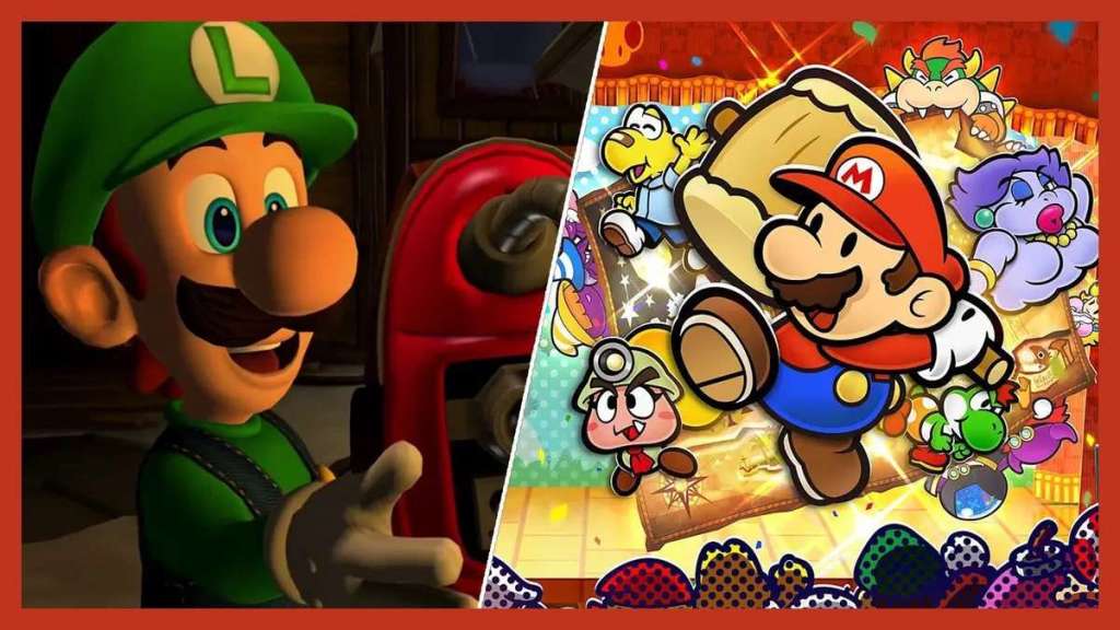 Paper Mario Luigi’s Mansion 2