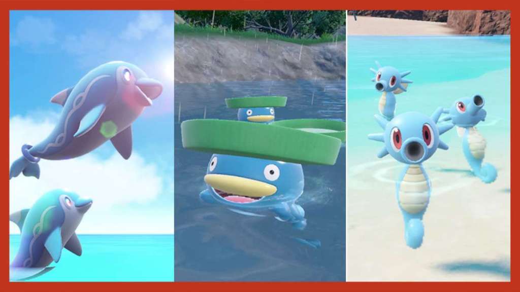 Mass Outbreaks van watertype Pokémon in Pokémon Scarlet/Violet Pokémon