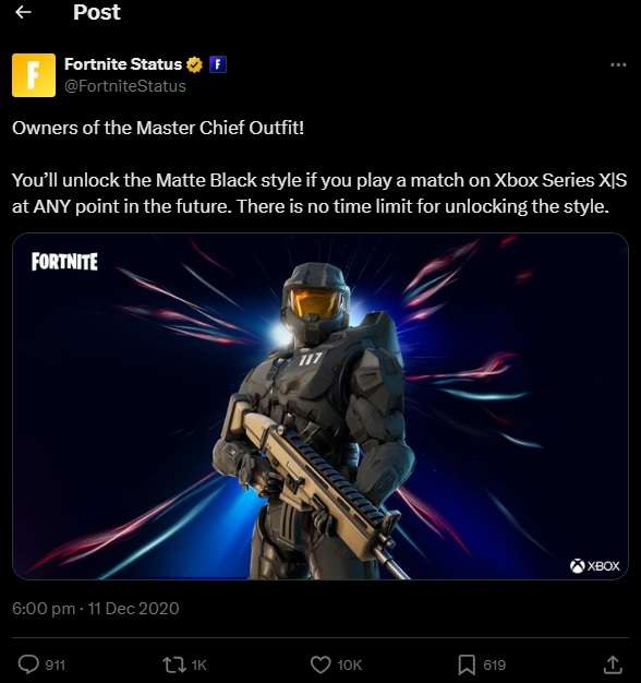 Master Chief Fortnite