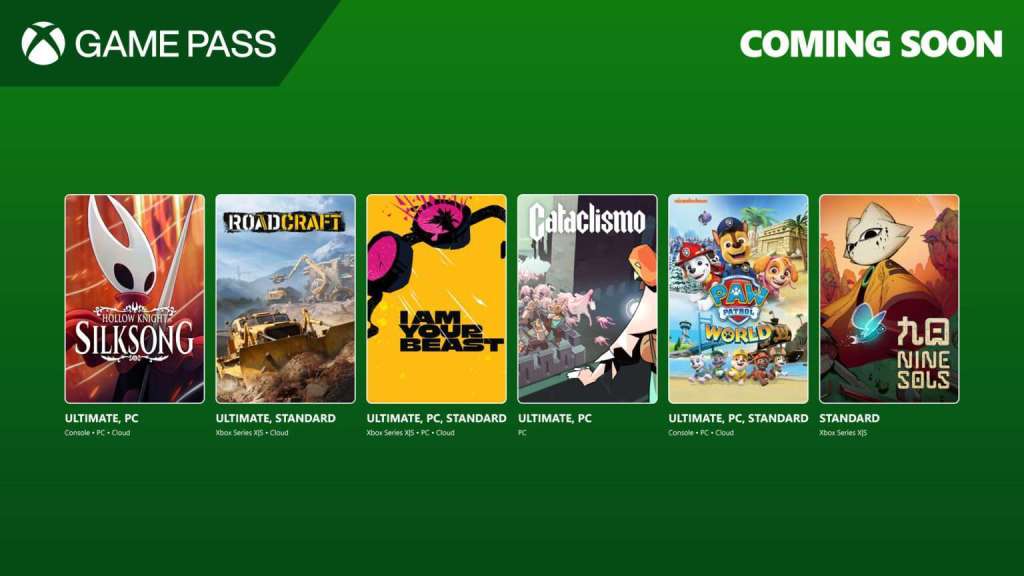 Game Pass september