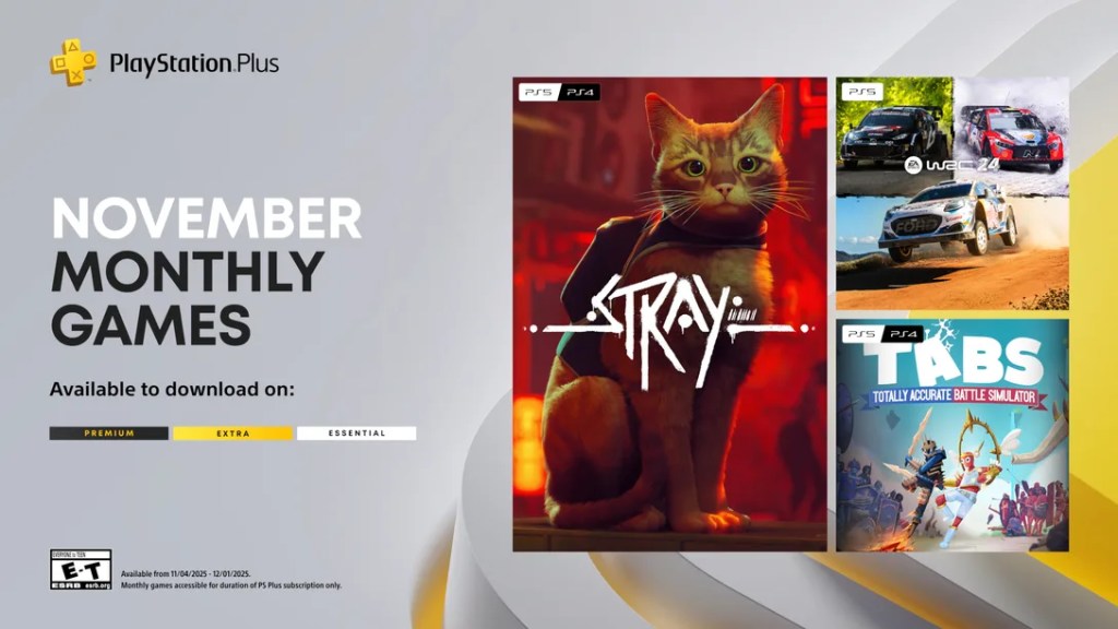 PlayStation Plus Essential november