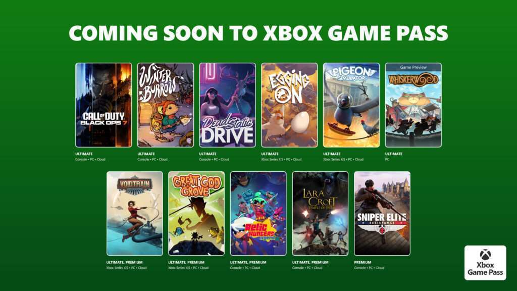 Game Pass november