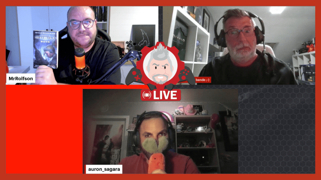 Praga, auron_sagara en MrRolfson fileren op eigen wijze de voorbije games week in deze Pragalicious LIVE 129