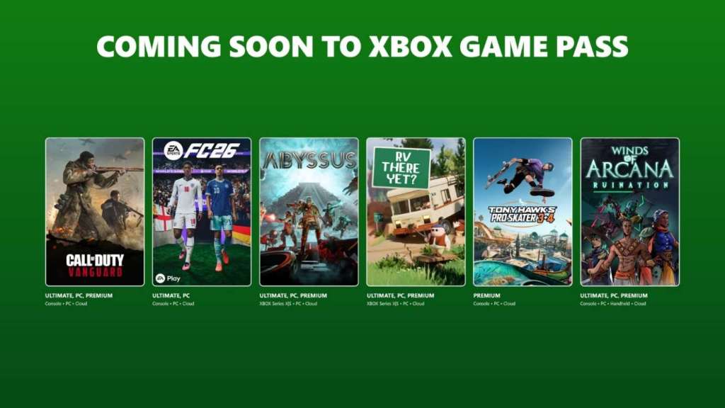juni naar Xbox Game Pass