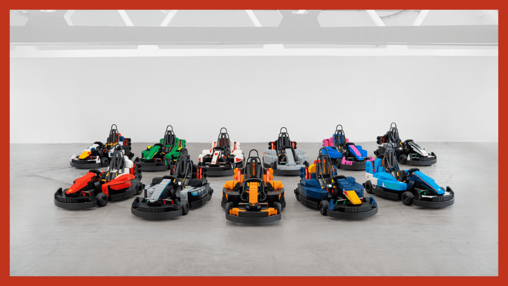 LEGO en Formule 1 brengen 22 bestuurbare miniauto’s naar de Britse Grand Prix 2026 LEGO en Formule 1