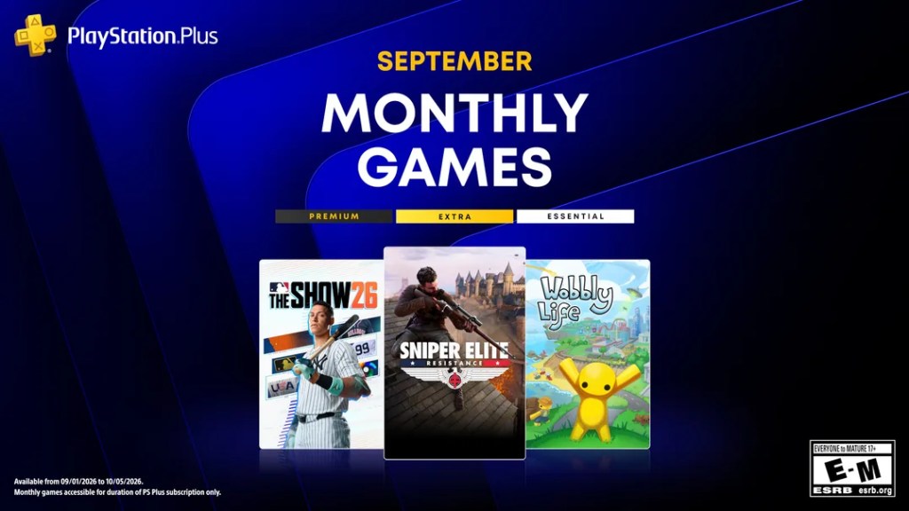 PlayStation Plus Essential september