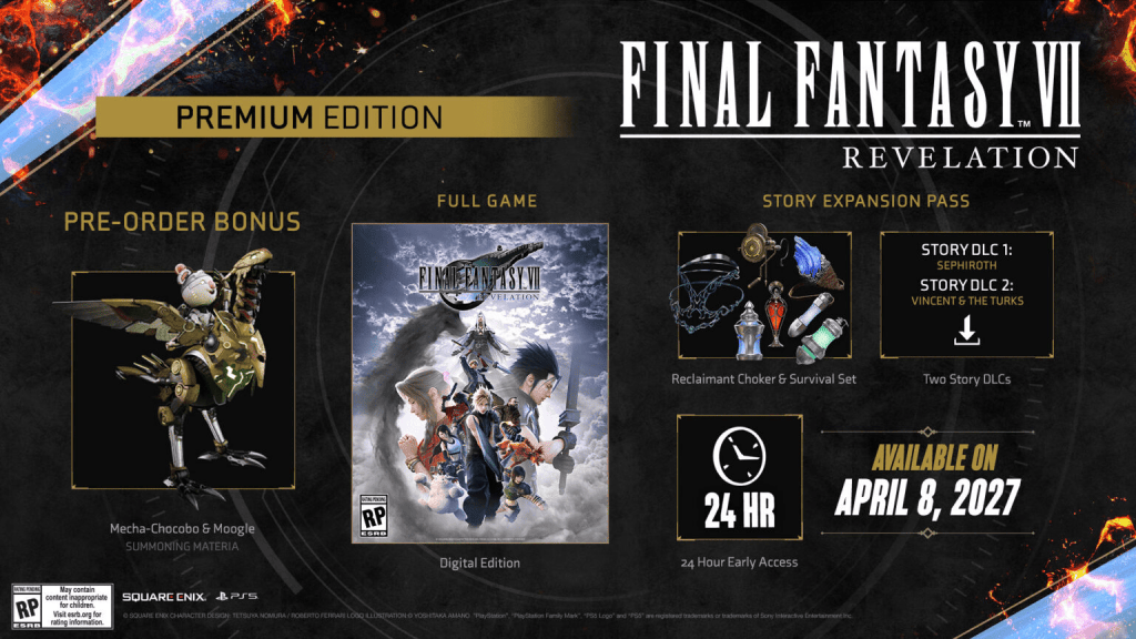 Final Fantasy 7: Revelations Premium Editie